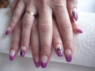 Best Nails - zselés köröm akryllal díszítve